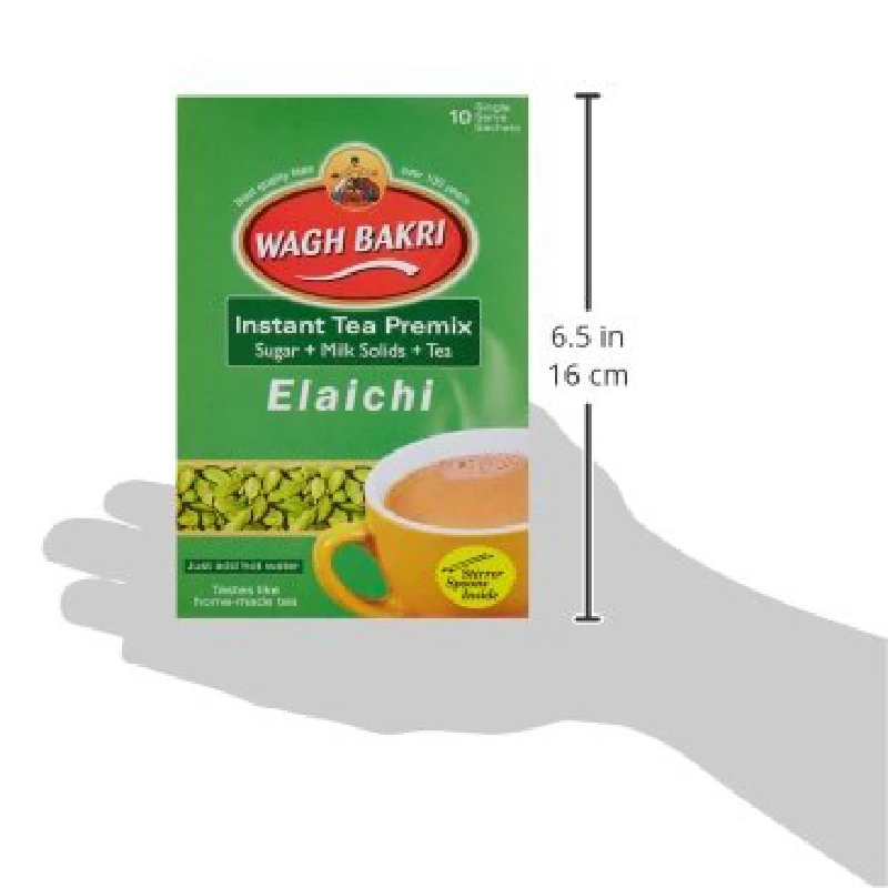 Wagh Bakri Elaichi Instant Chai Tea Premix Powder, 140 g-5.webp